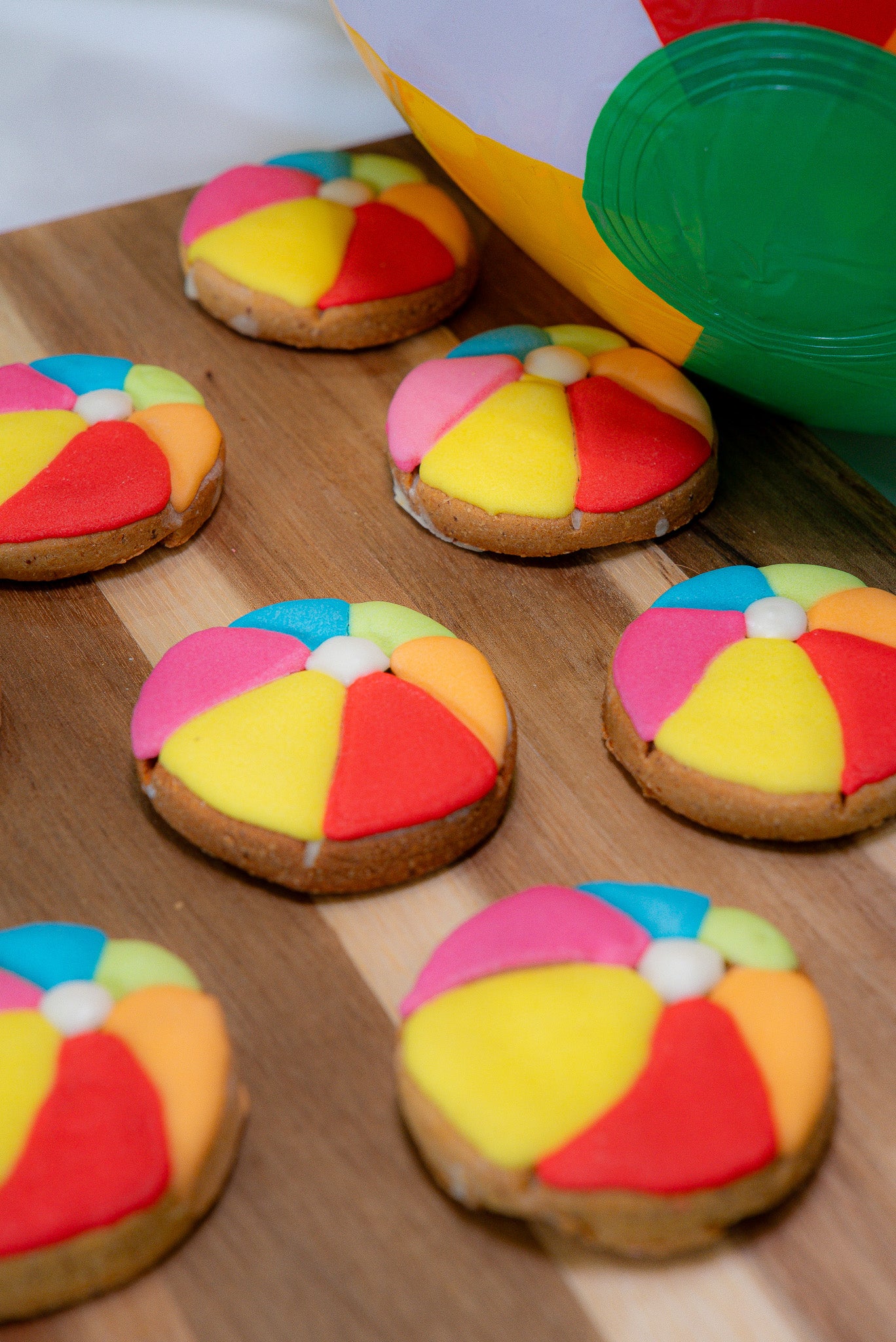 Beach Ball Biscuit