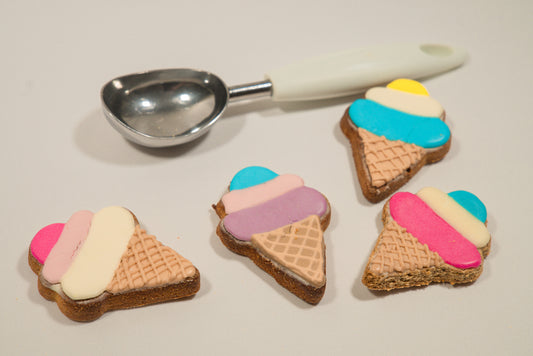 Triple Scoop Cones