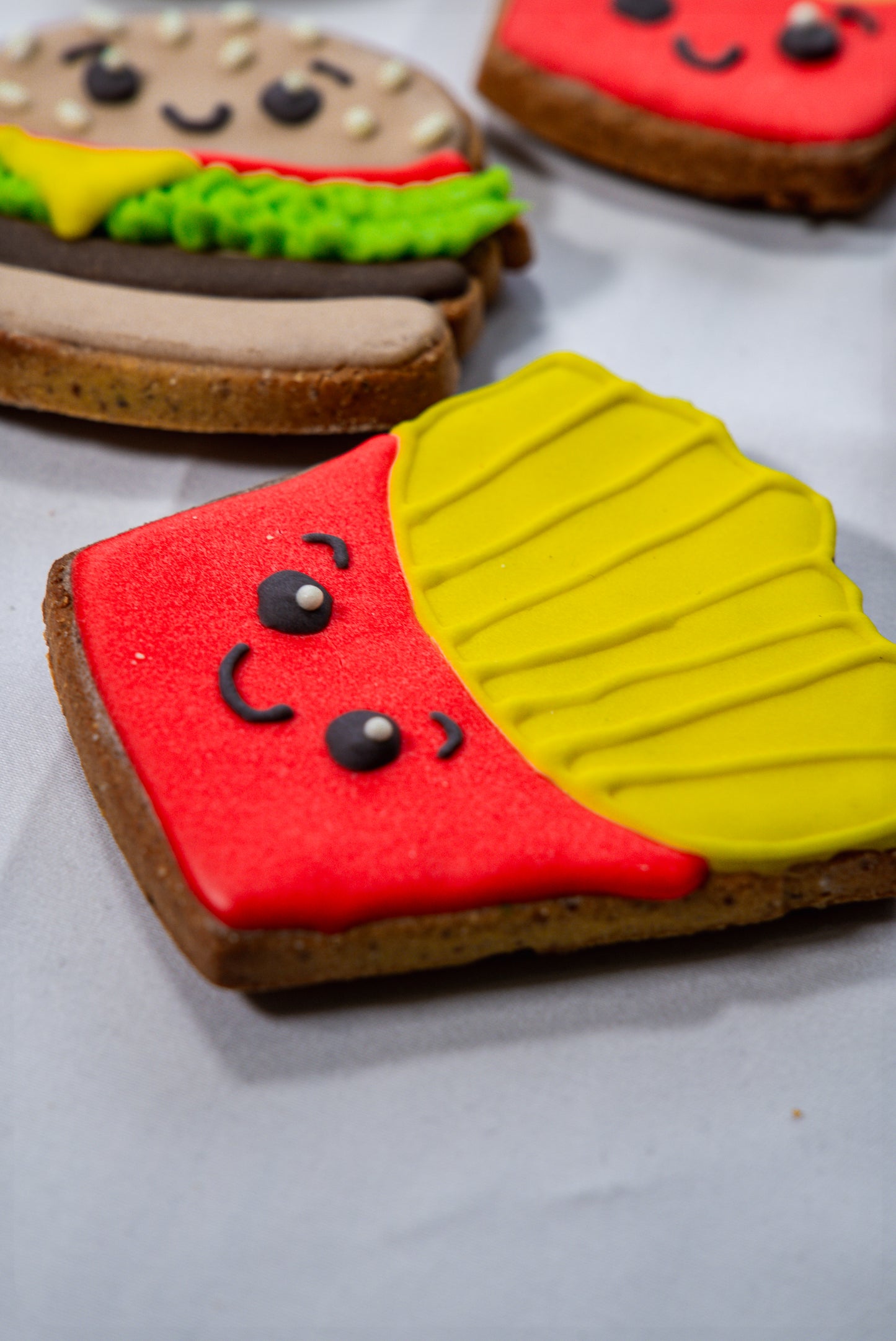 Smiley Burger & Fries