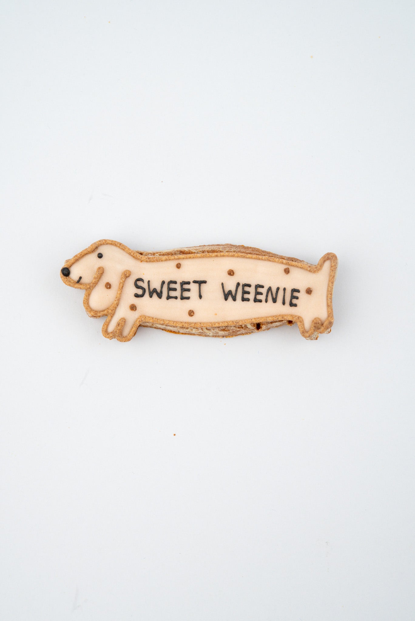 Personalised Sausage Dog Biscuit Duo